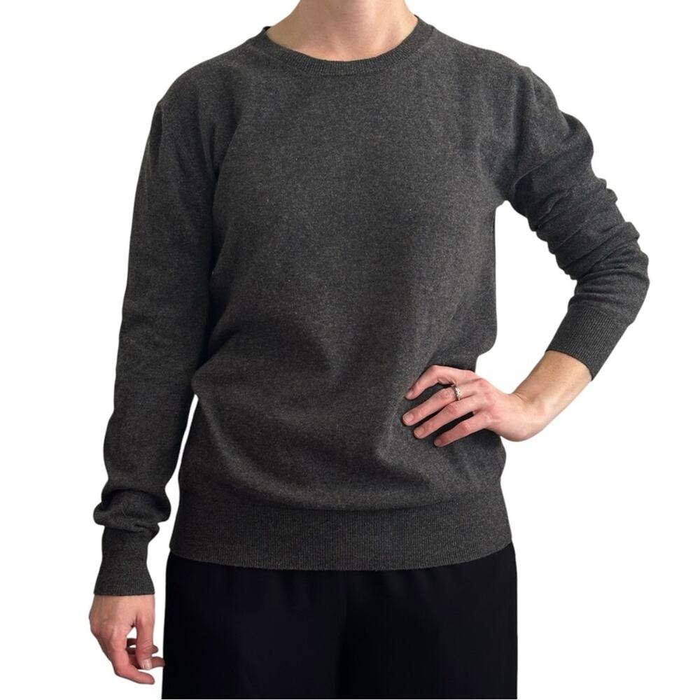 The Row Sibem Sweater in Anthracite Gray size XS Crewneck